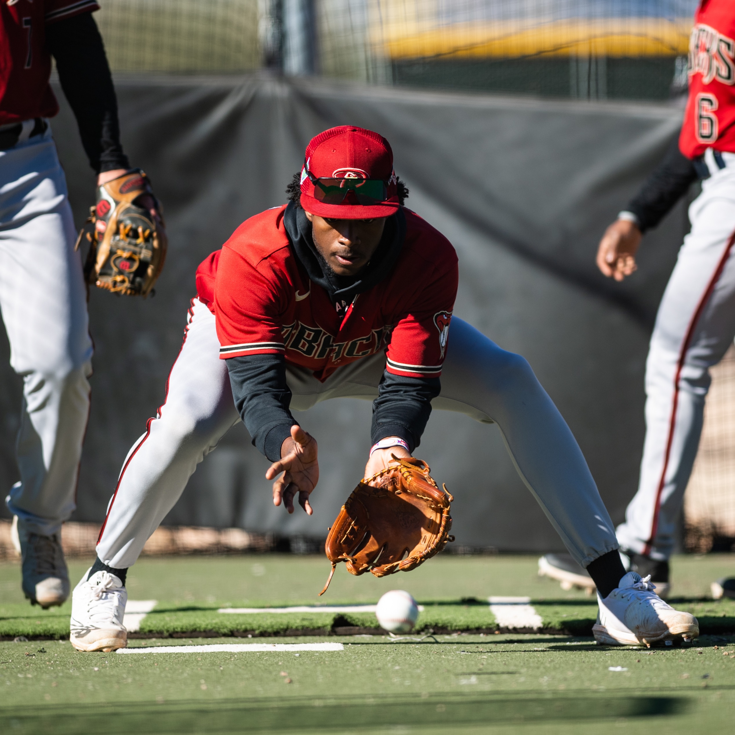 Johan Benitez on the baseball field